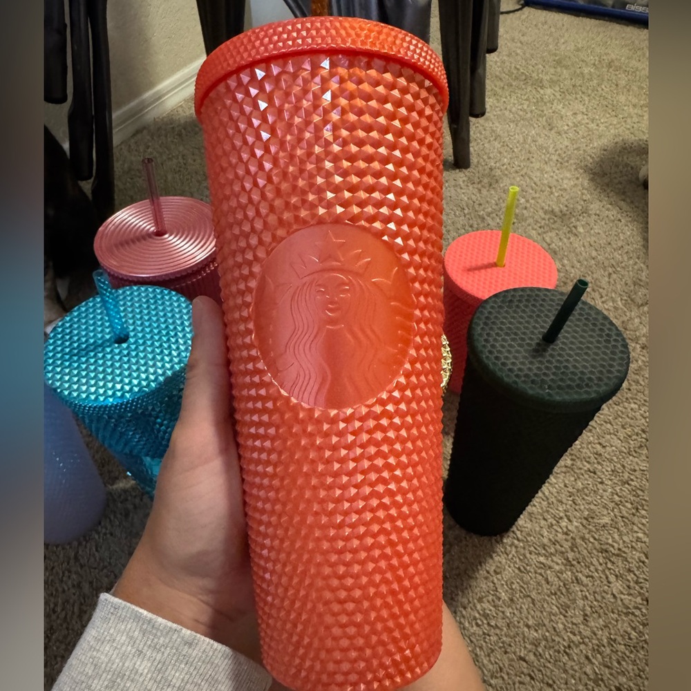 Starbucks Orange Accent Tumbler